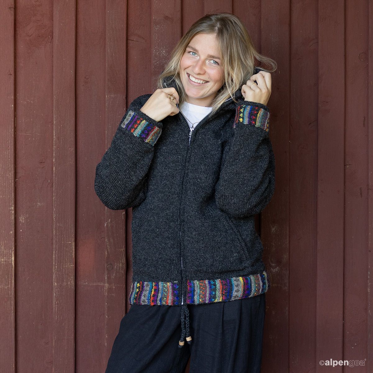 Wolljacke Viomax Tragebeispiel